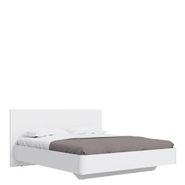 Кровать двуспальная  Solo 180х200 под подушку 04 (белый)