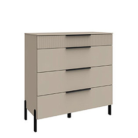 Комод Solo Wave c фрезеровкой (Cерый камень)