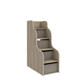 Лестница с ящиками Napoli (Крафт серый/камень Терра)