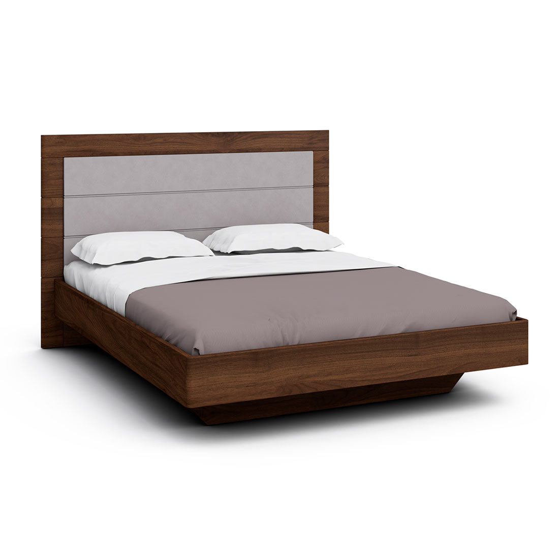 Двуспальная кровать Илма-2 (орех Коламбия/F57)