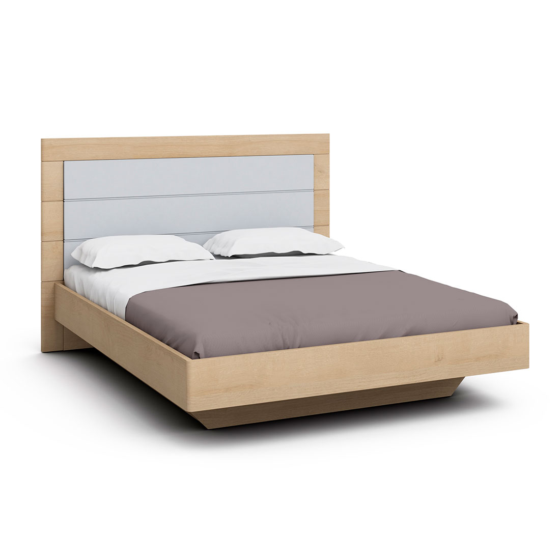 Двуспальная кровать Илма-2 (дуб Ривьера/F59)