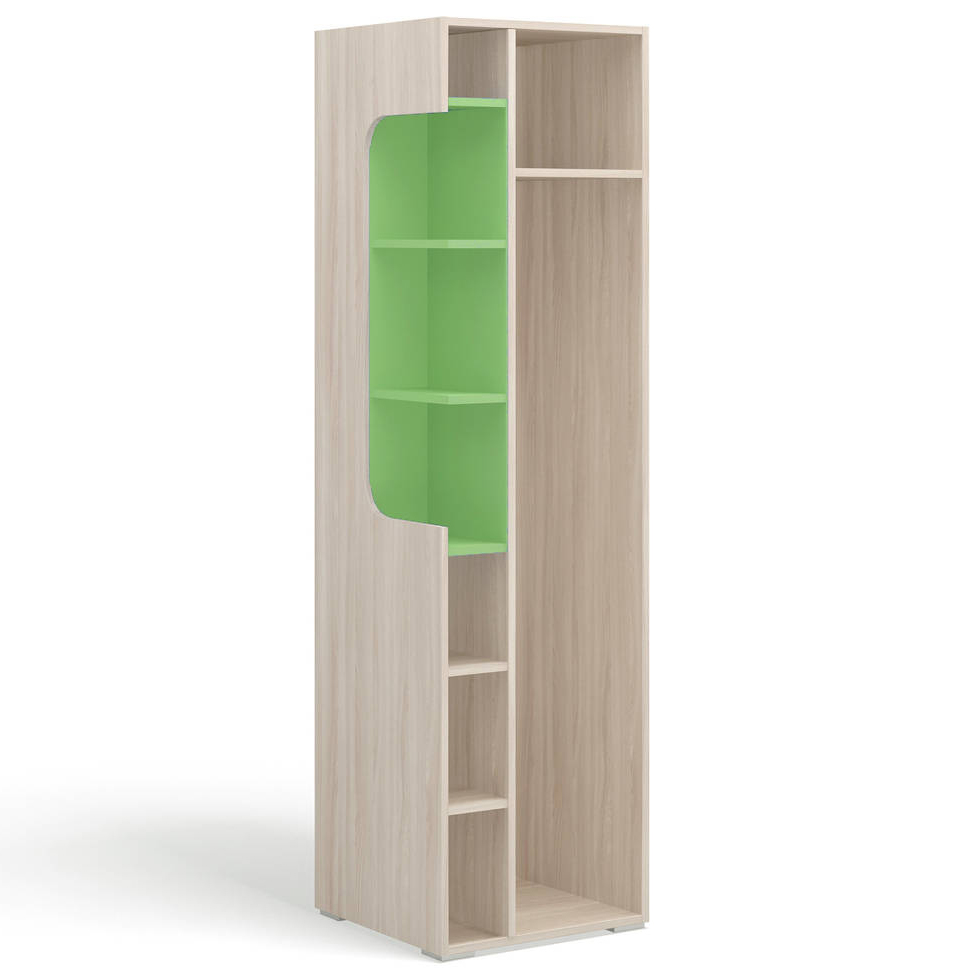 Шкаф однодверный для одежды Fresh (правый) Green