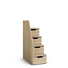 Лестница деревянная для 337.252/337.256 (дуб Ривьера)