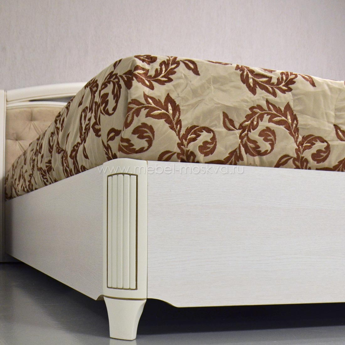 Кровать с ящиком для белья VERDI (дуб Белуна/Bella05)