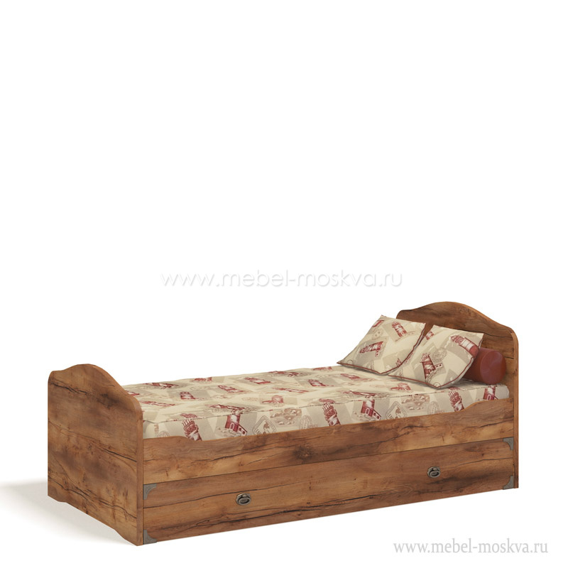 Подростковая кровать с ящиком для белья 120х190 (таксония)
