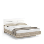 Двуспальная кровать Napoli-1 (Крафт серый)