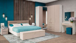 Мебель для спальни в современном стиле Napoli Крафт белый