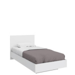 Кровать 90x190 Люмия (Белый матовый)