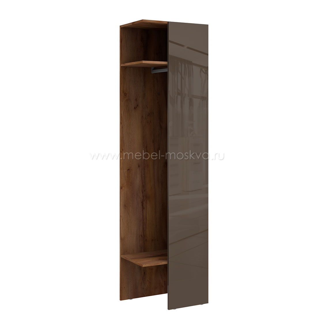 Шкаф для верхней одежды Solo (таксония/коричневый)