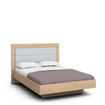 Двуспальная кровать с ящиком для белья Илма-2 (дуб Ривьера/Houston 83)