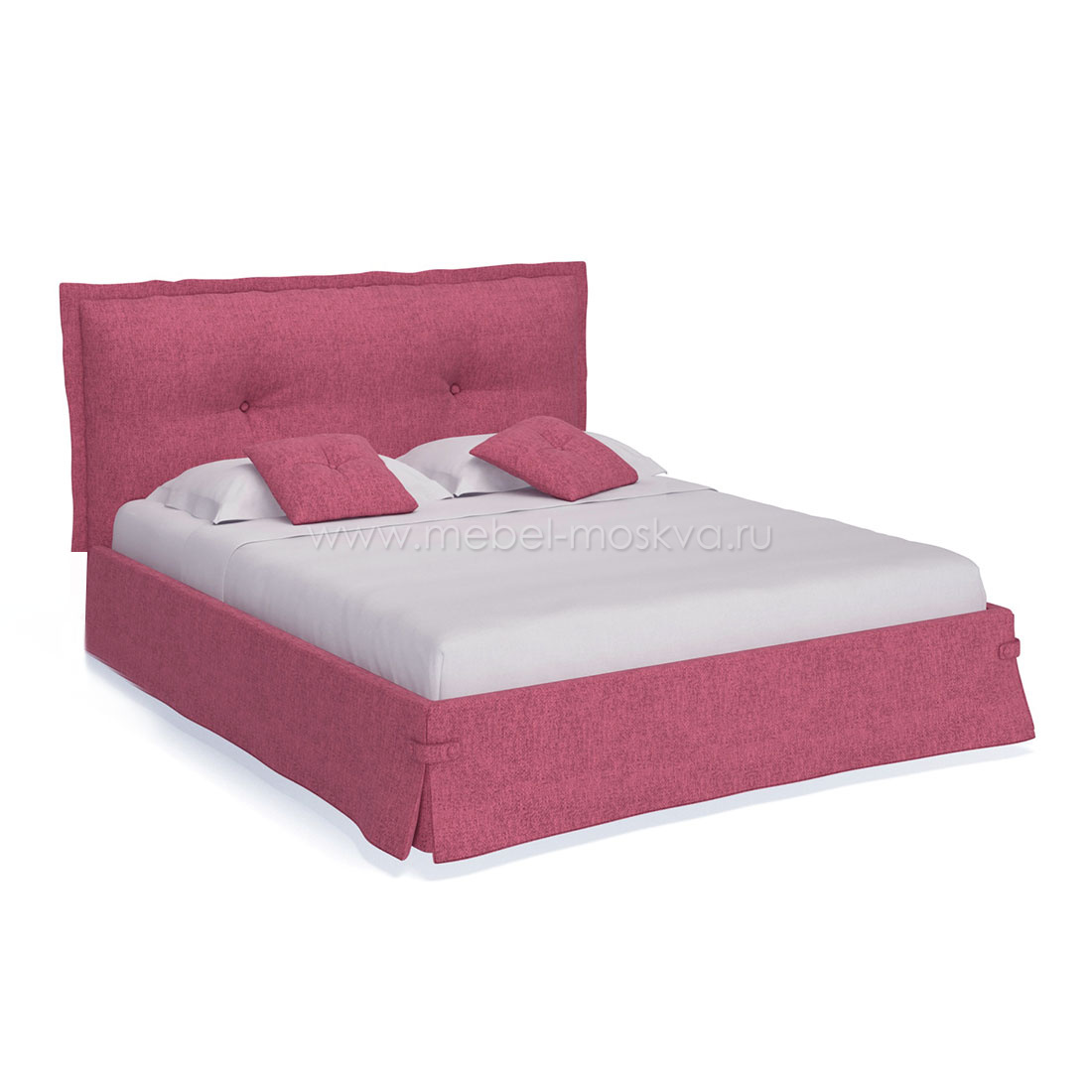 Мягкая кровать Мальвина 140х200 (без юбки)
